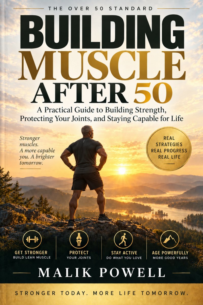 Cover of Building Muscle After 50 by Malik Powell