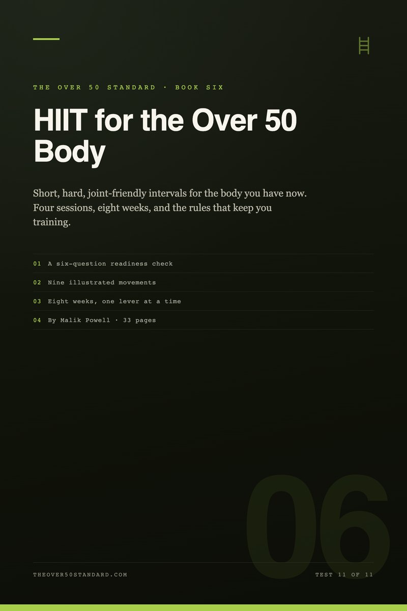 Cover of HIIT for the Over 50 Body, book 06 of The Over 50 Standard